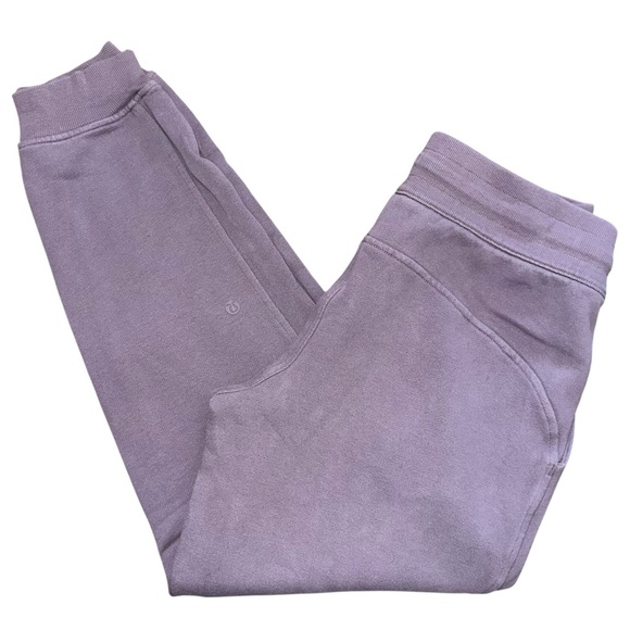 Lululemon Womens Size 6 Dusky Lavender Scuba Relaxed High-Rise Jogger Sweatpants - Picture 8 of 10